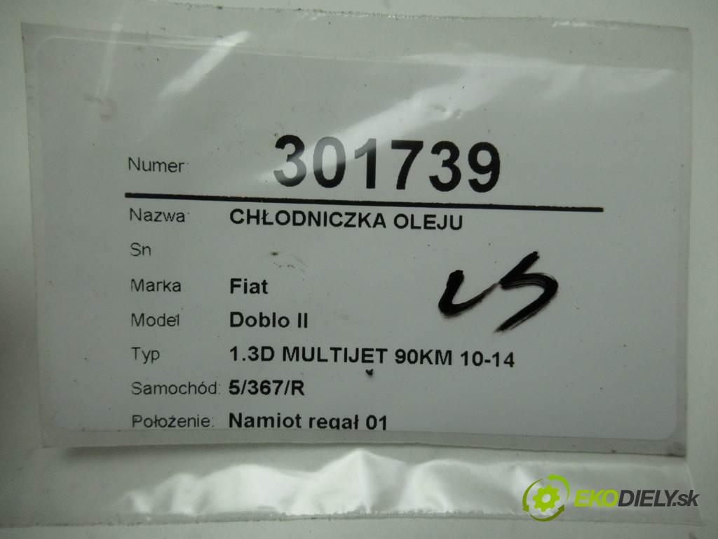 Fiat Doblo II  2013  1.3D MULTIJET 90KM 10-14 1300 Chladič oleja 3417466 (Chladiče oleja)