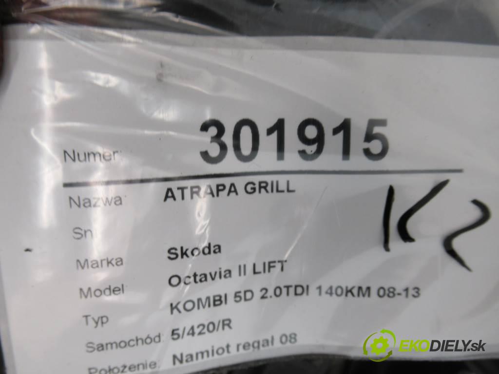Skoda Octavia II LIFT  2009 103KW KOMBI 5D 2.0TDI 140KM 08-13 1968 Mriežka maska 1Z0853651C (Mriežky, masky)