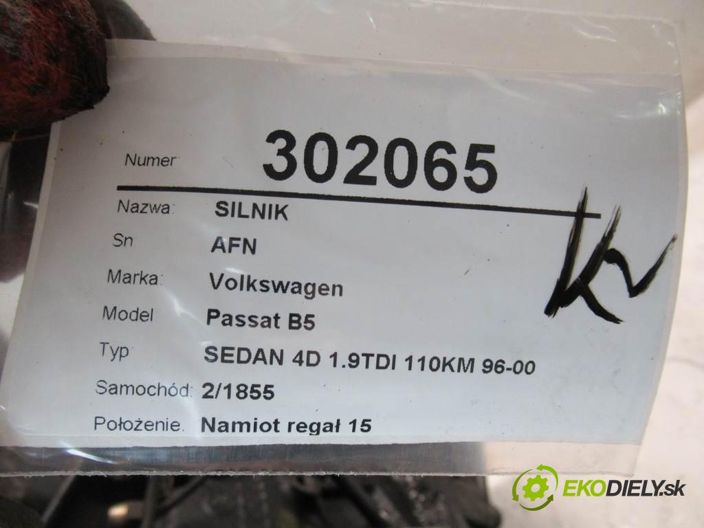 Volkswagen Passat B5  1998 81 kW SEDAN 4D 1.9TDI 110KM 96-00 1900 motor AFN (Motory (kompletní))