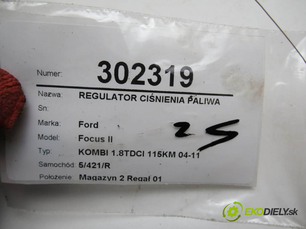 Ford Focus II  2007 85KW KOMBI 1.8TDCI 115KM 04-11 1753 Regulátor tlaku paliva  (Ostatní)