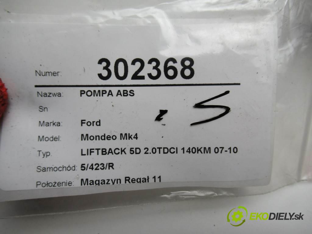 Ford Mondeo Mk4  2008 140KM LIFTBACK 5D 2.0TDCI 140KM 07-10 2000 Pumpa ABS 8G91-2C405-AB (Pumpy ABS)