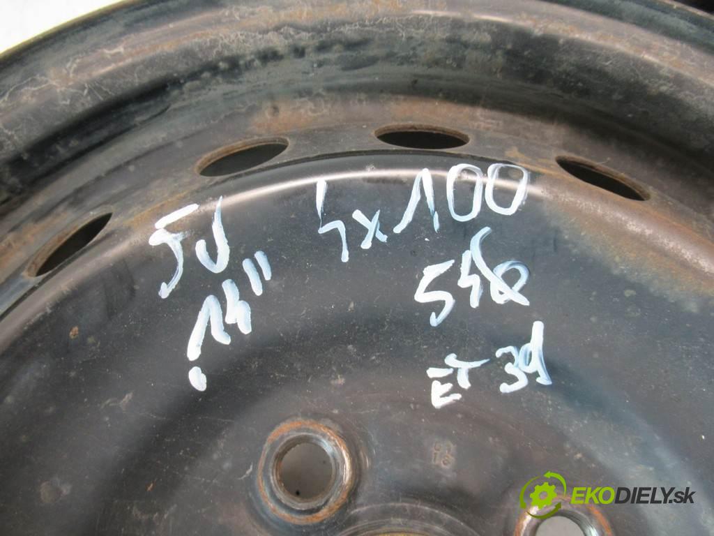 Toyota Yaris    14 5J 4X100 ET54  disky plechové 14  (Plechové)