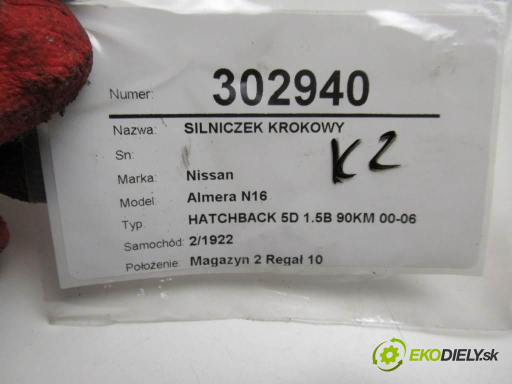 Nissan Almera N16  2001 66kW HATCHBACK 5D 1.5B 90KM 00-06 1500 Motorček krokový  (Motorčeky krokové)