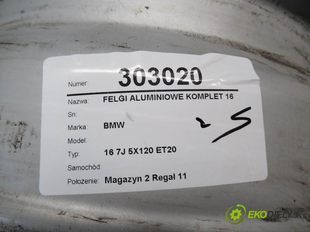 BMW     16 7J 5X120 ET20  disky hliníkové 16  (Hliníkové)