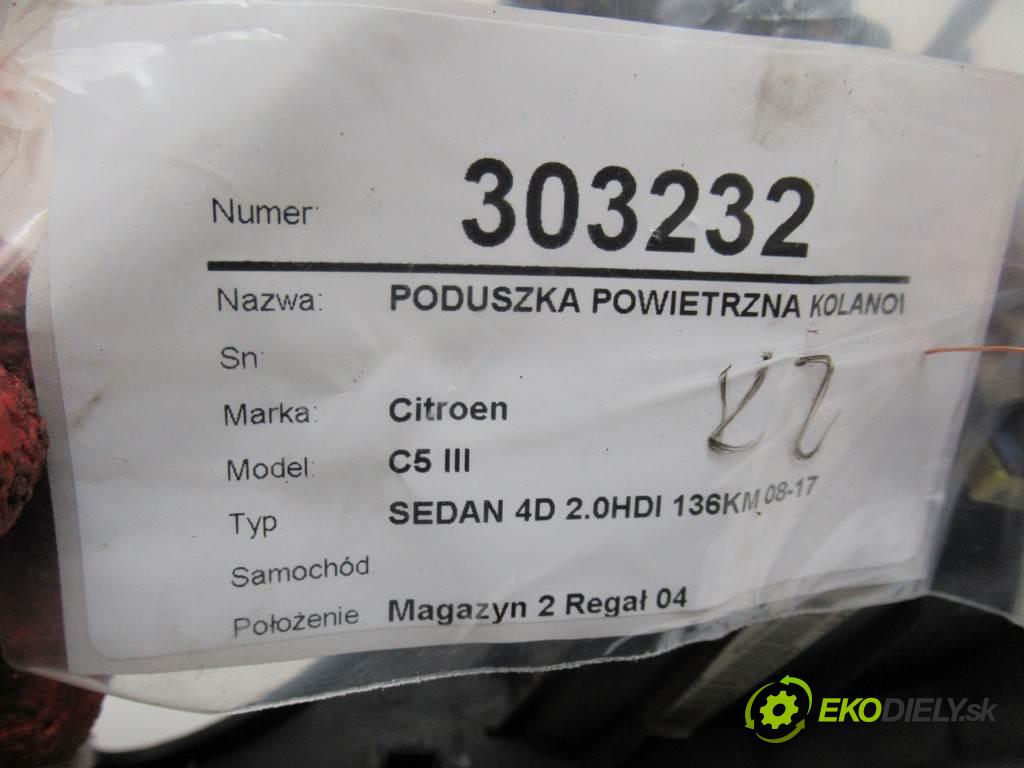Citroen C5 III    SEDAN 4D 2.0HDI 136KM 08-17  AirBag koleno: 96824626ZD