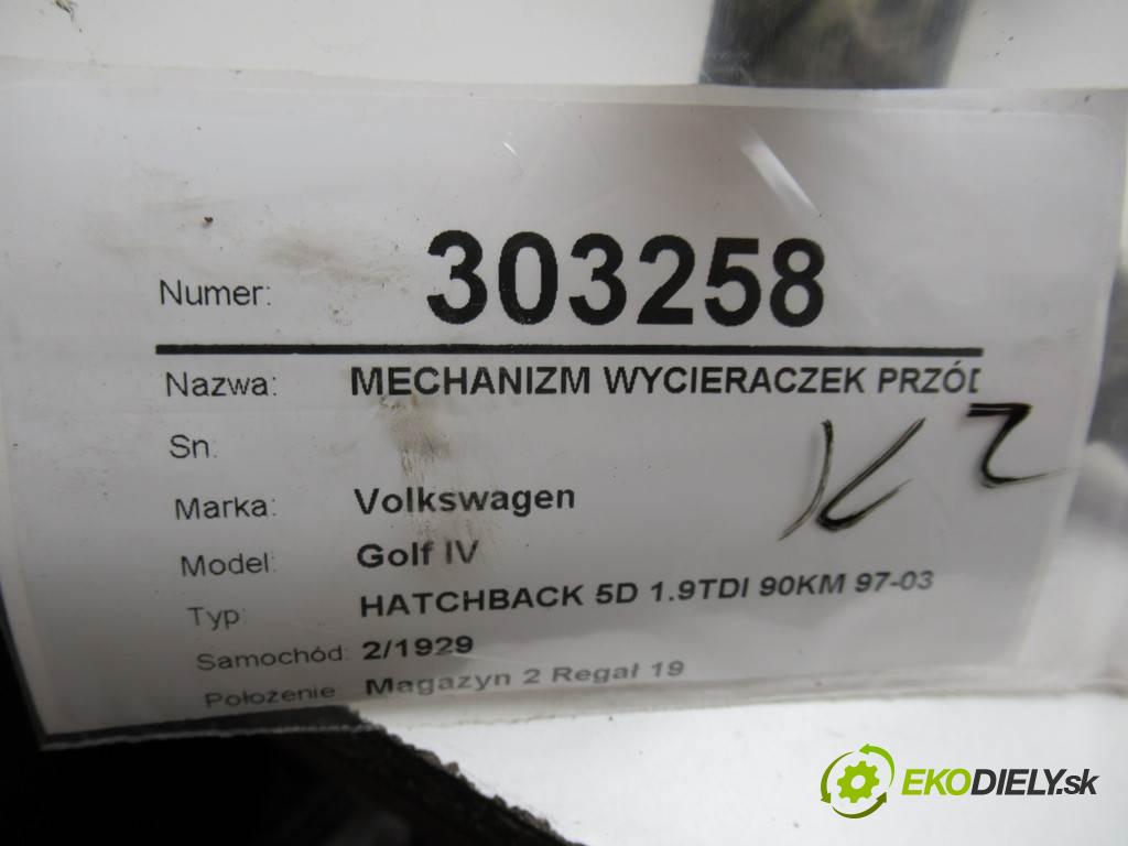 Volkswagen Golf IV  1997 66kW HATCHBACK 5D 1.9TDI 90KM 97-03 1900 Mechanizmus stieračov predný 1J0955119 (Motorčeky stieračov predné)