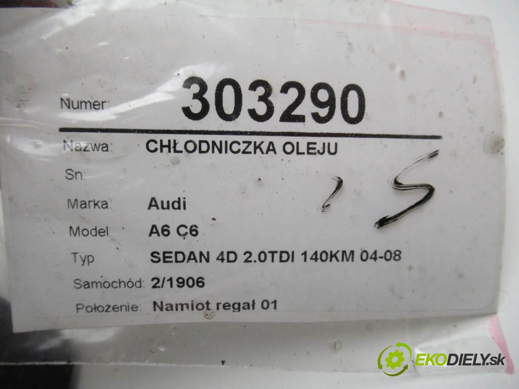 Audi A6 C6  2006 103 kW SEDAN 4D 2.0TDI 140KM 04-08 2000 Chladič oleja  (Chladiče oleja)