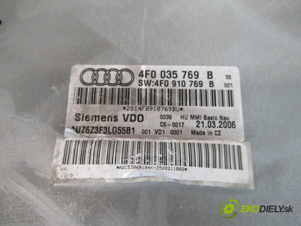 Audi A6 C6    SEDAN 4D 2.0TDI 140KM 04-08  čítač navigácie 4F0035769B (Ostatné)