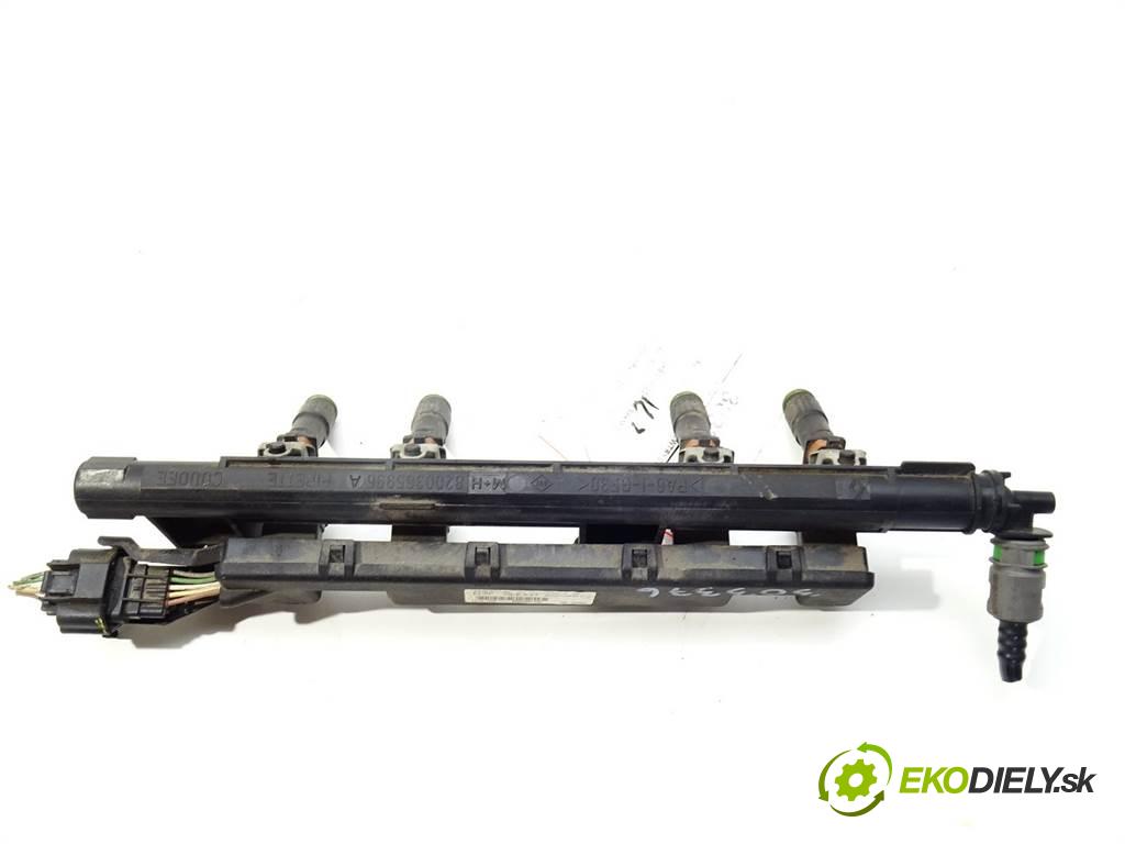 Renault Twingo II  2008 43 kW HATCHBACK 3D 1.2B 58KM 07-14 1100 Lišta vstrekovacia Vstrekovacie ventily 8200734317 8200885283 (Vstrekovacie lišty)