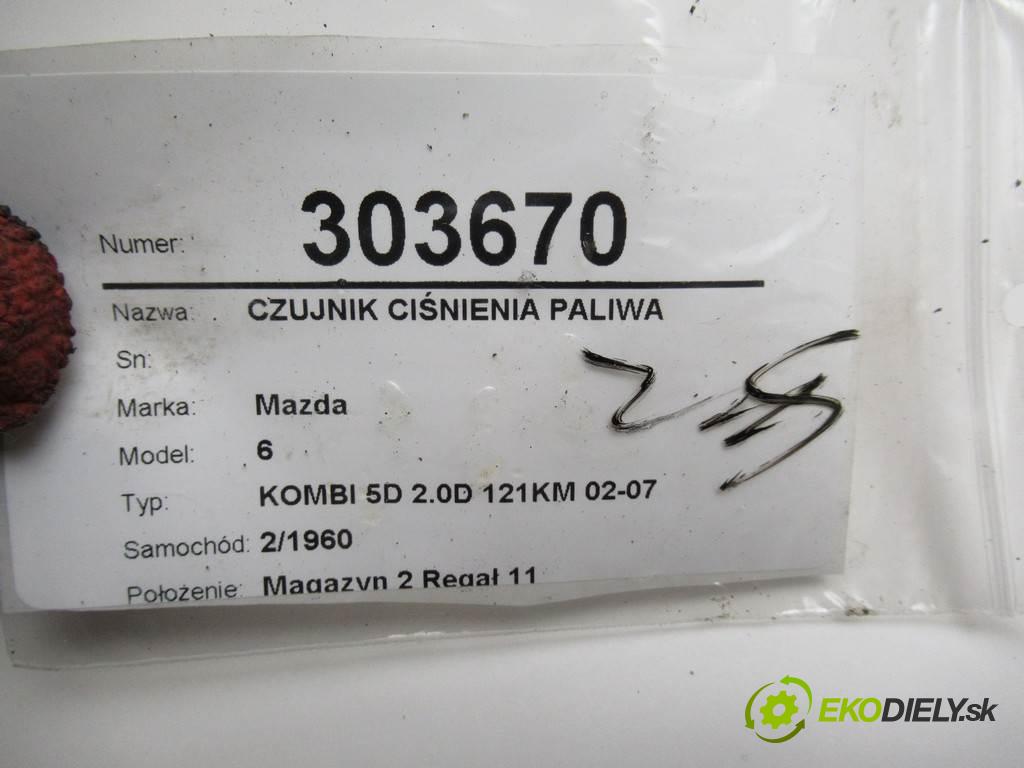 Mazda 6  2003 89 kW KOMBI 5D 2.0D 121KM 02-07 2000 Snímač tlaku paliva  (Snímače)