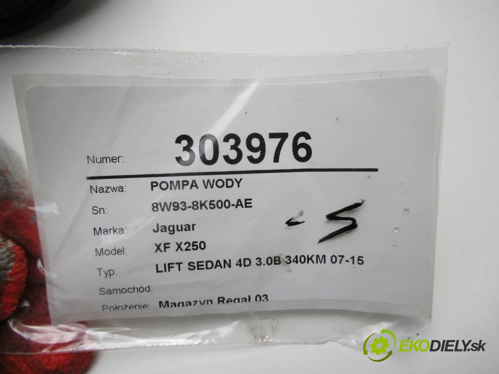 Jaguar XF X250    LIFT SEDAN 4D 3.0B 340KM 07-15  pumpa vody 8W93-8K500-AE (Vodní pumpy)