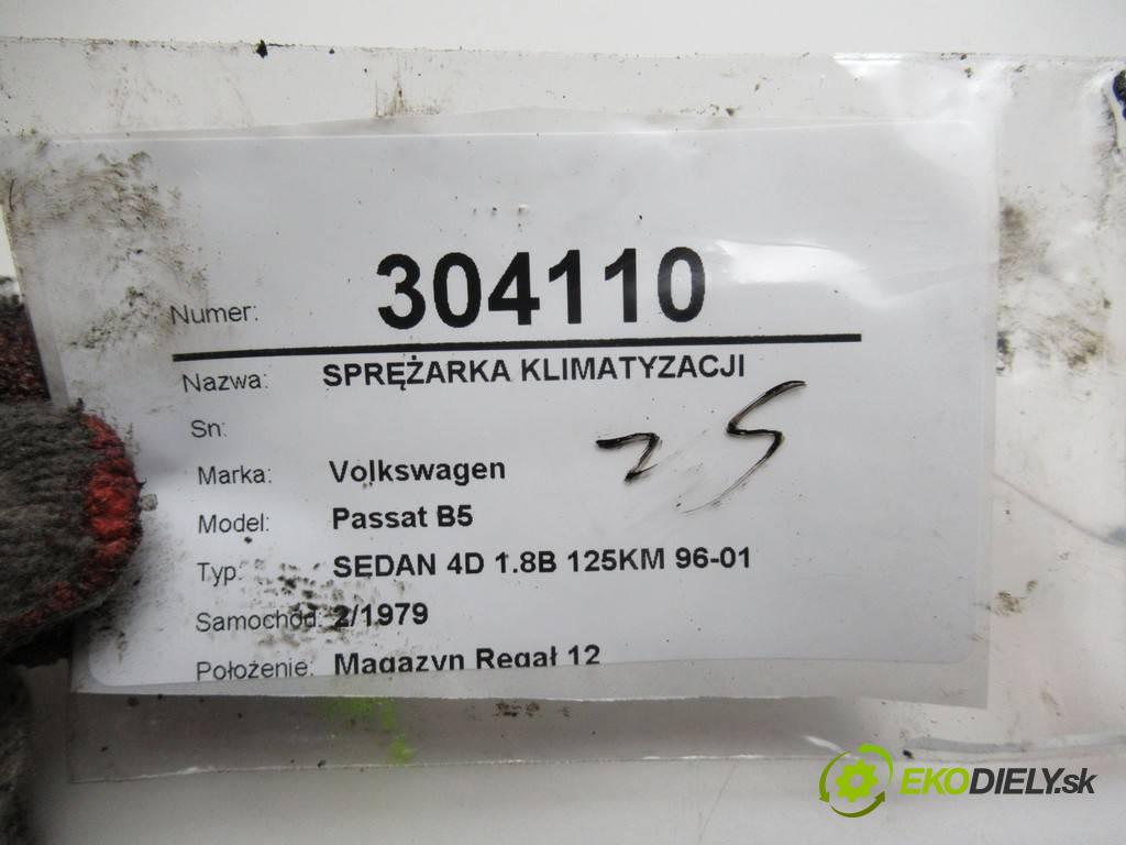 Volkswagen Passat B5  1997 92kw SEDAN 4D 1.8B 125KM 96-01 1800 Kompresor klimatizácie 8D0260805D (Kompresory klimatizácie)