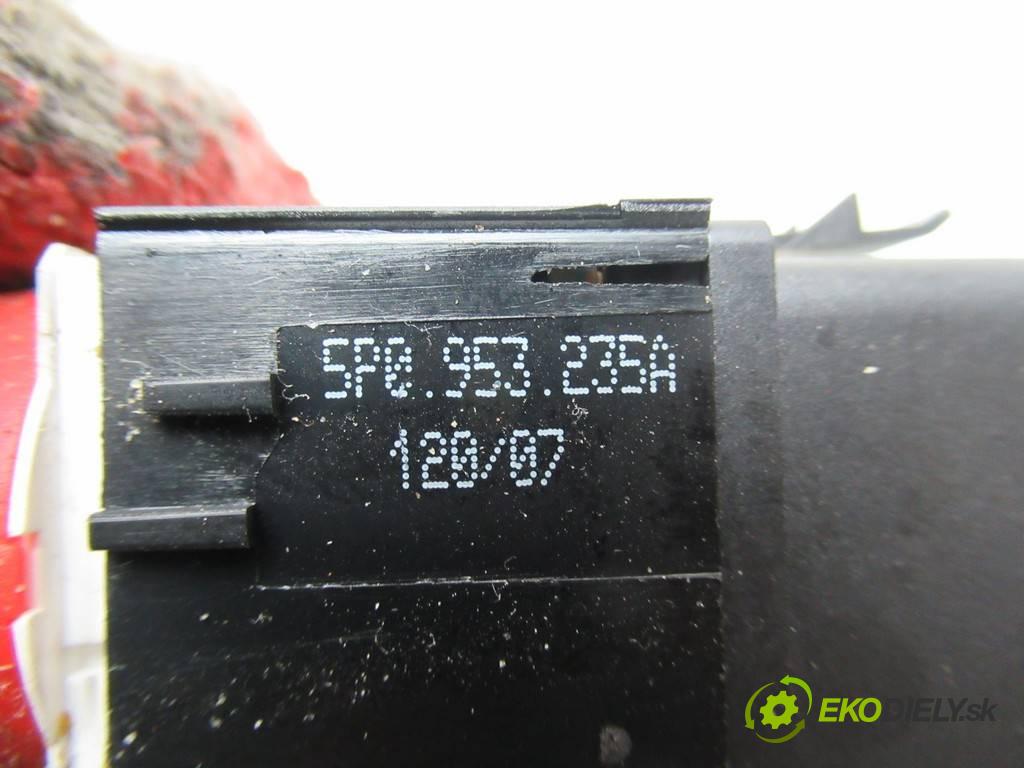 Seat Leon II  2008 77 kW HATCHBACK 5D 1.9TDI 105KM 05-09 1900 Spínač svetiel výstražných (núdzových) 5P0953235A (Prepínače, spínače, tlačidlá a ovládače kúrenia)
