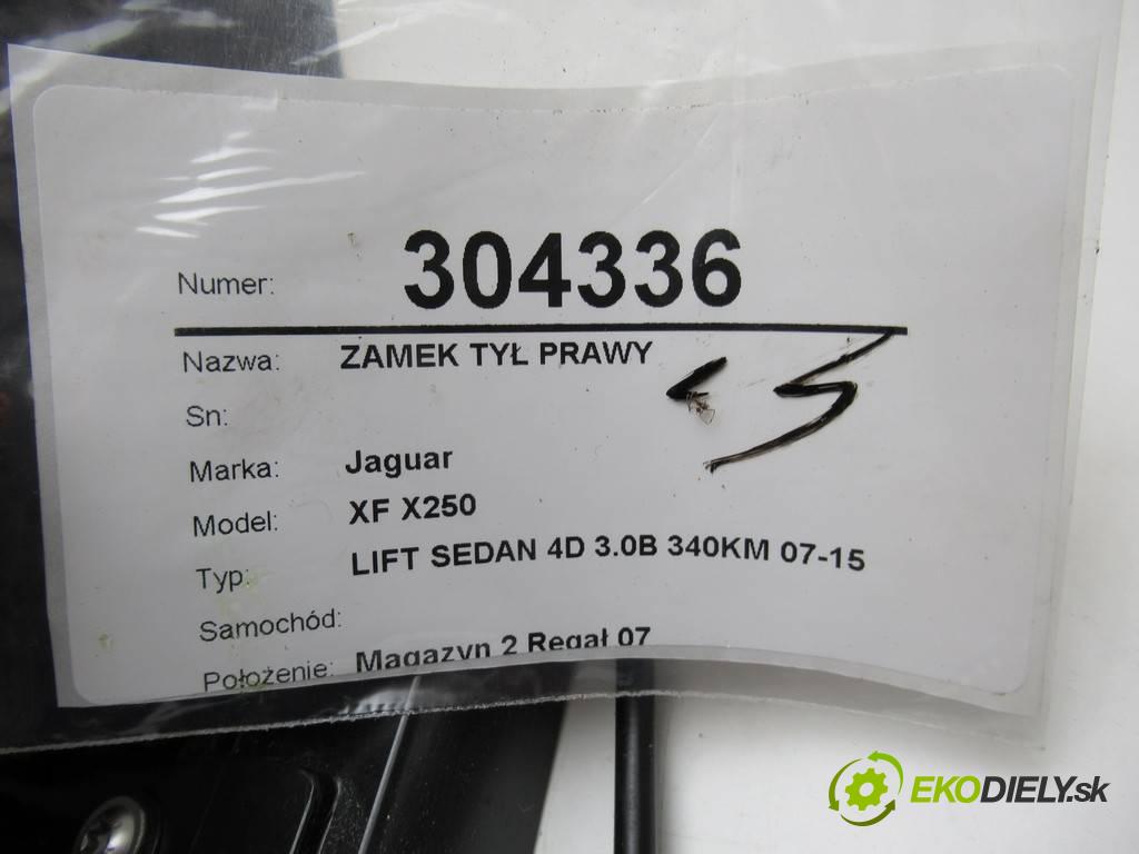 Jaguar XF X250    LIFT SEDAN 4D 3.0B 340KM 07-15  zámok zadní část pravý 8X2A-26412-BC