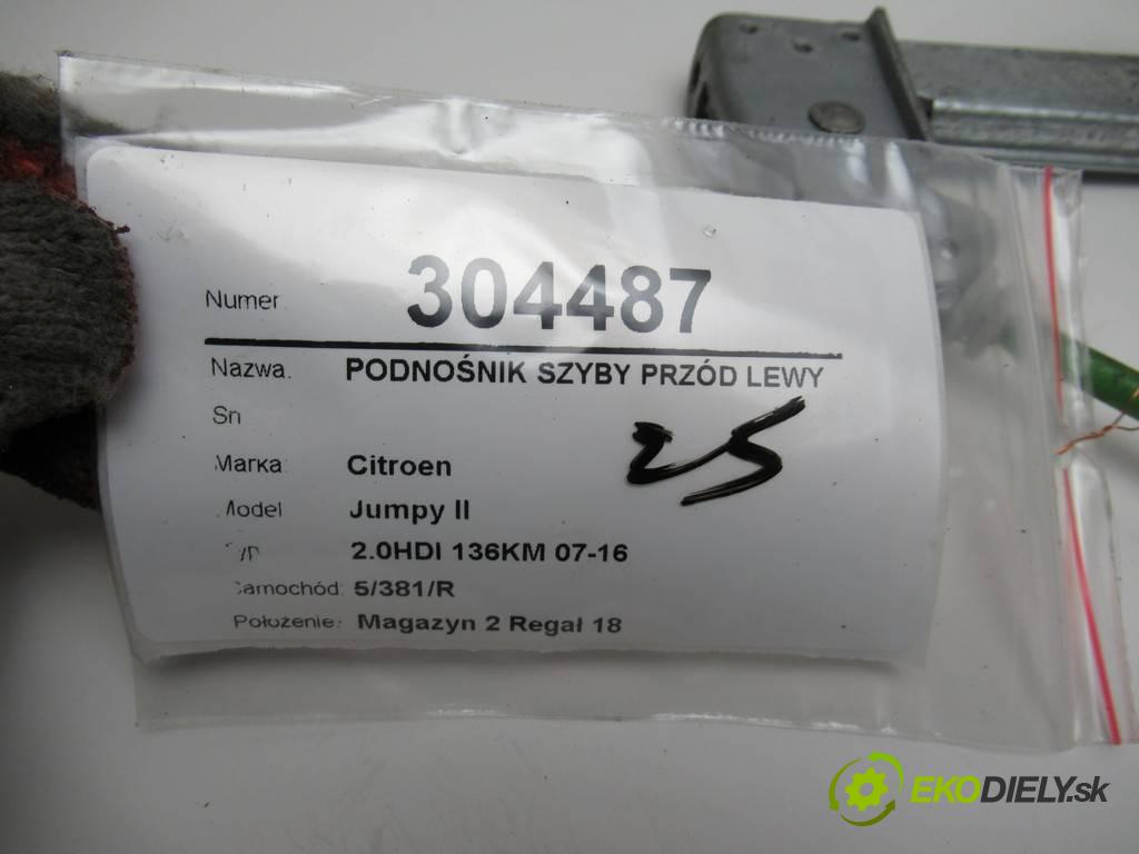 Citroen Jumpy II  2008  2.0HDI 136KM 07-16 2000 Mechanizmus okna predný ľavy  (Predné ľavé)