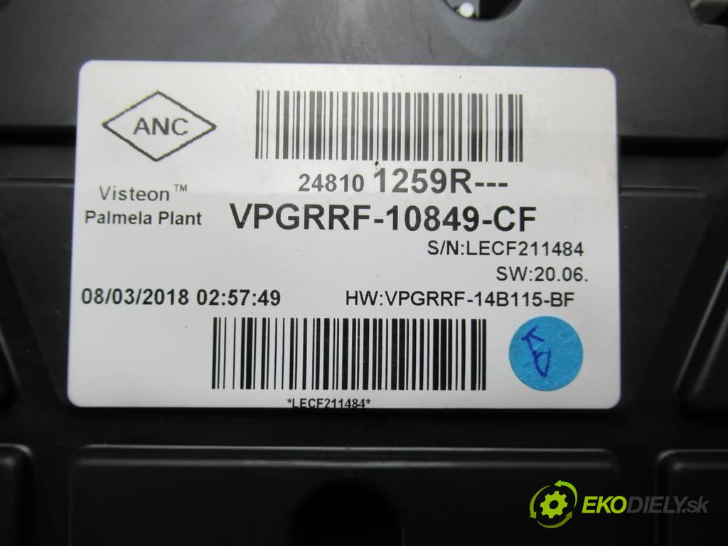 Renault Clio IV  2018 87 kW HATCHBACK 5D 1.2TCE 118KM 12-19 1200 Prístrojovka 248101259R (Prístrojové dosky, displeje)