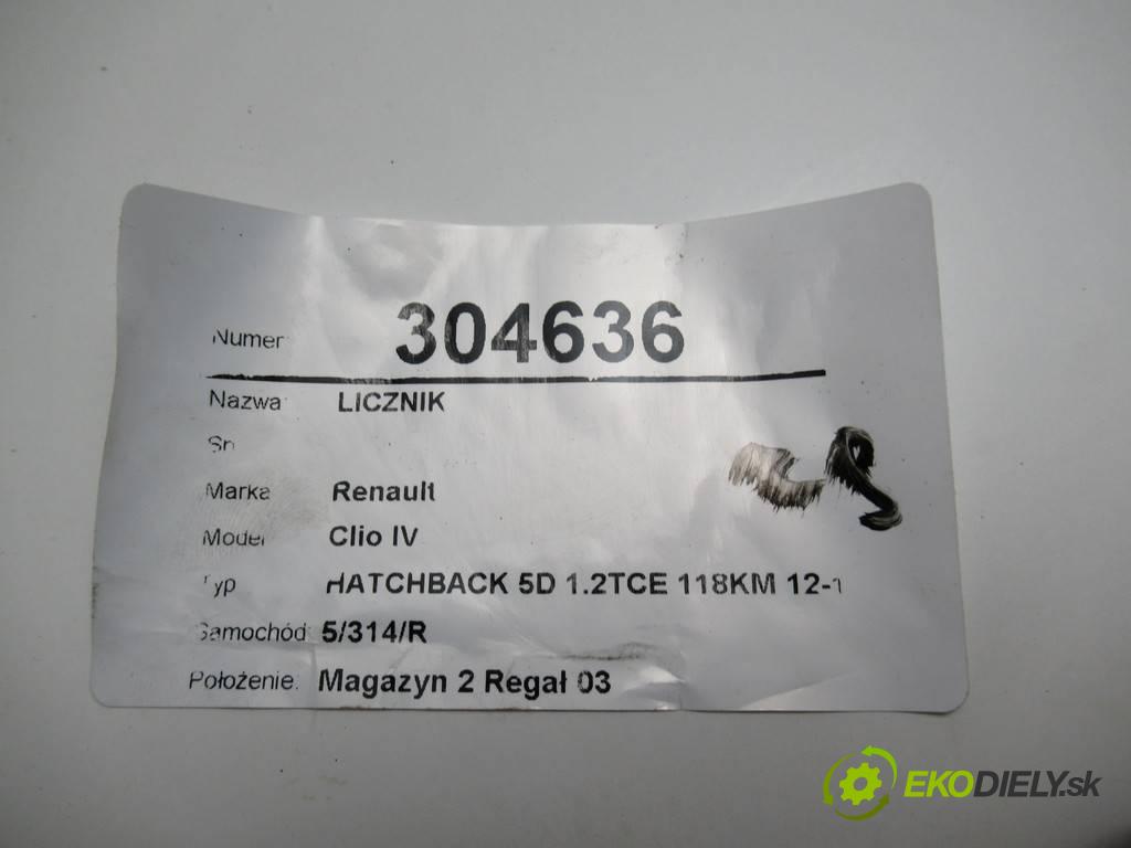Renault Clio IV  2018 87 kW HATCHBACK 5D 1.2TCE 118KM 12-19 1200 Prístrojovka 248101259R (Prístrojové dosky, displeje)