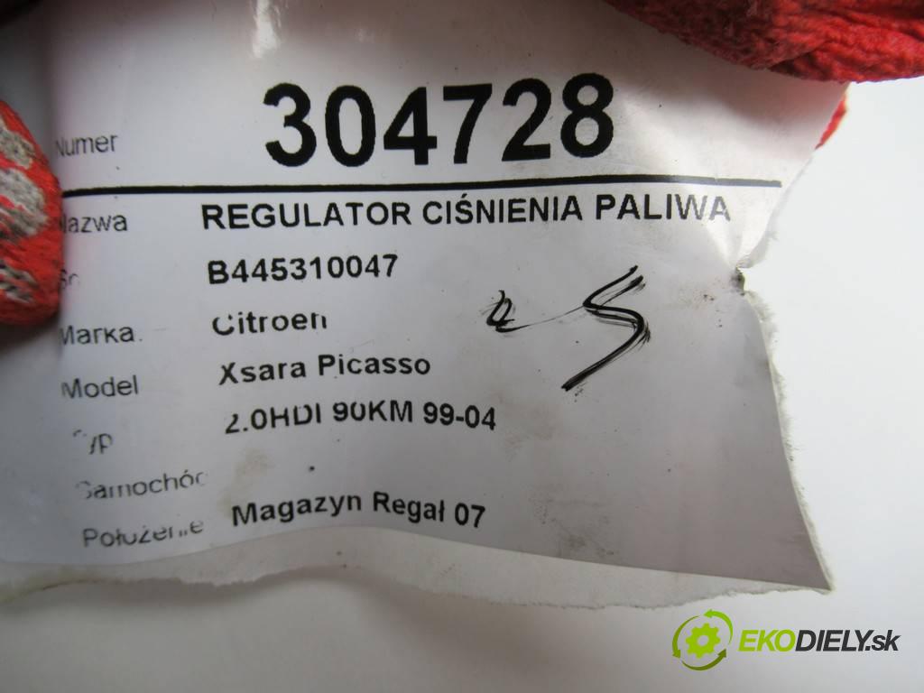 Citroen Xsara Picasso    2.0HDI 90KM 99-04  Regulátor tlaku paliva 0281002284 (Ostatné)