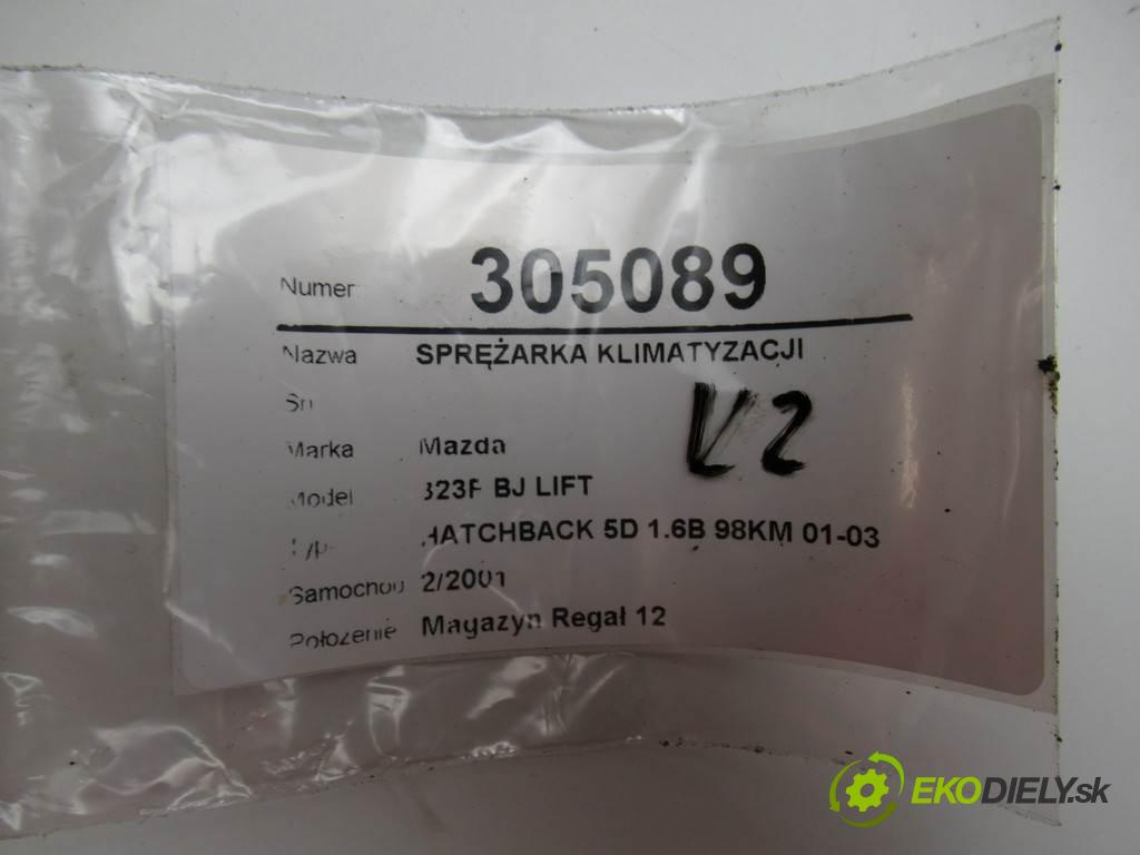 Mazda 323F BJ LIFT  2003 72 kW HATCHBACK 5D 1.6B 98KM 01-03 1600 Kompresor klimatizácie H12A1AA4DL (Kompresory klimatizácie)