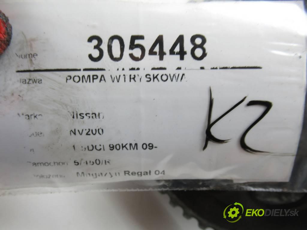 Nissan NV200  2013 66 kW 1.5DCI 90KM 09- 1500 Pumpa vstrekovacia 167000741R (Vstrekovacie čerpadlá)