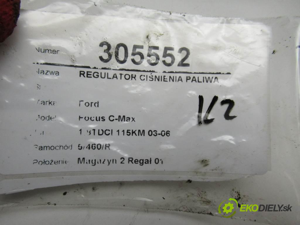 Ford Focus C-Max  2006 85 kW 1.8TDCI 115KM 03-06 1800 Regulátor tlaku paliva  (Ostatné)