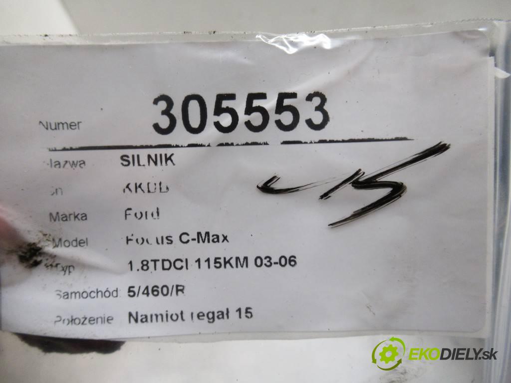 Ford Focus C-Max  2006 85 kW 1.8TDCI 115KM 03-06 1800 motor KKDB (Motory (kompletní))
