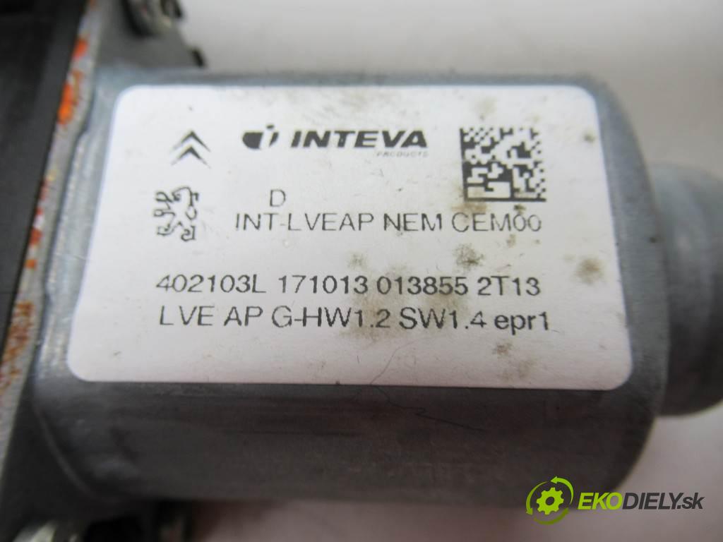 Peugeot Partner III  2013 66 kW 1.6HDI 90KM 08-15 1600 mechanismus okna přední část levý