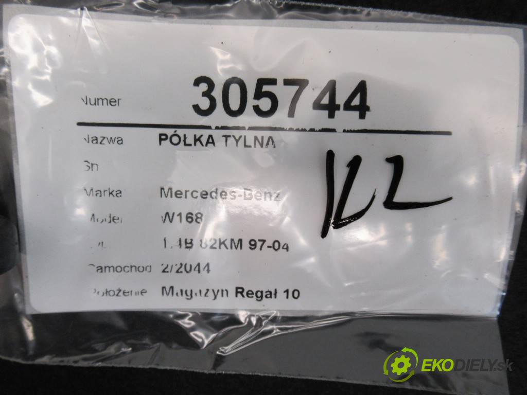 Mercedes-Benz W168  2003  1.4B 82KM 97-04 1400 Pláto zadná  (Pláta zadné)