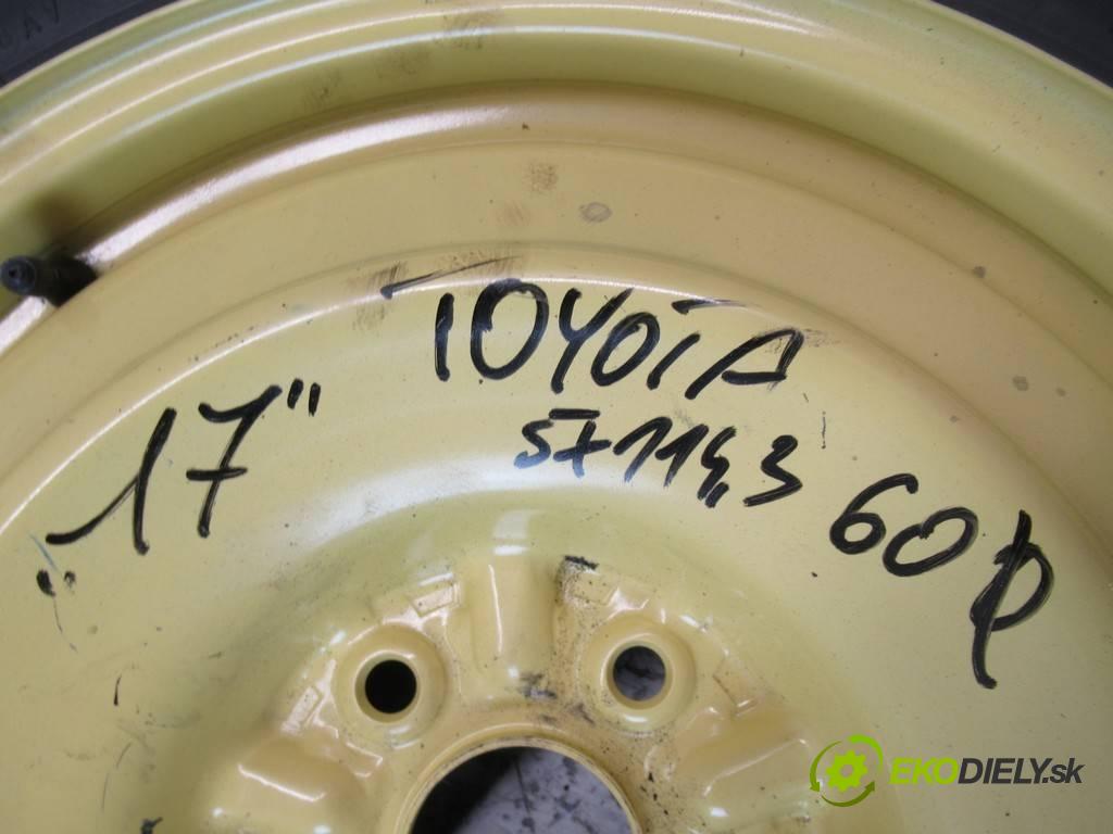 Toyota     17 5X114,3  rezerva 17  (Kola dojezdové)
