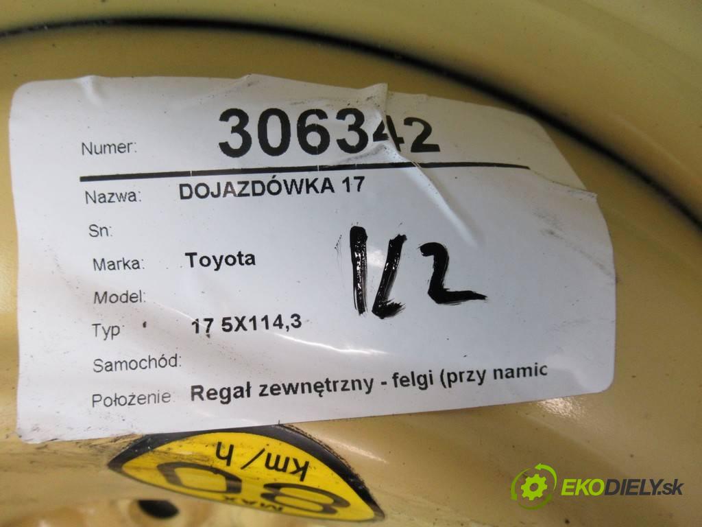 Toyota     17 5X114,3  Rezerva 17  (Kolesá dojazdové)