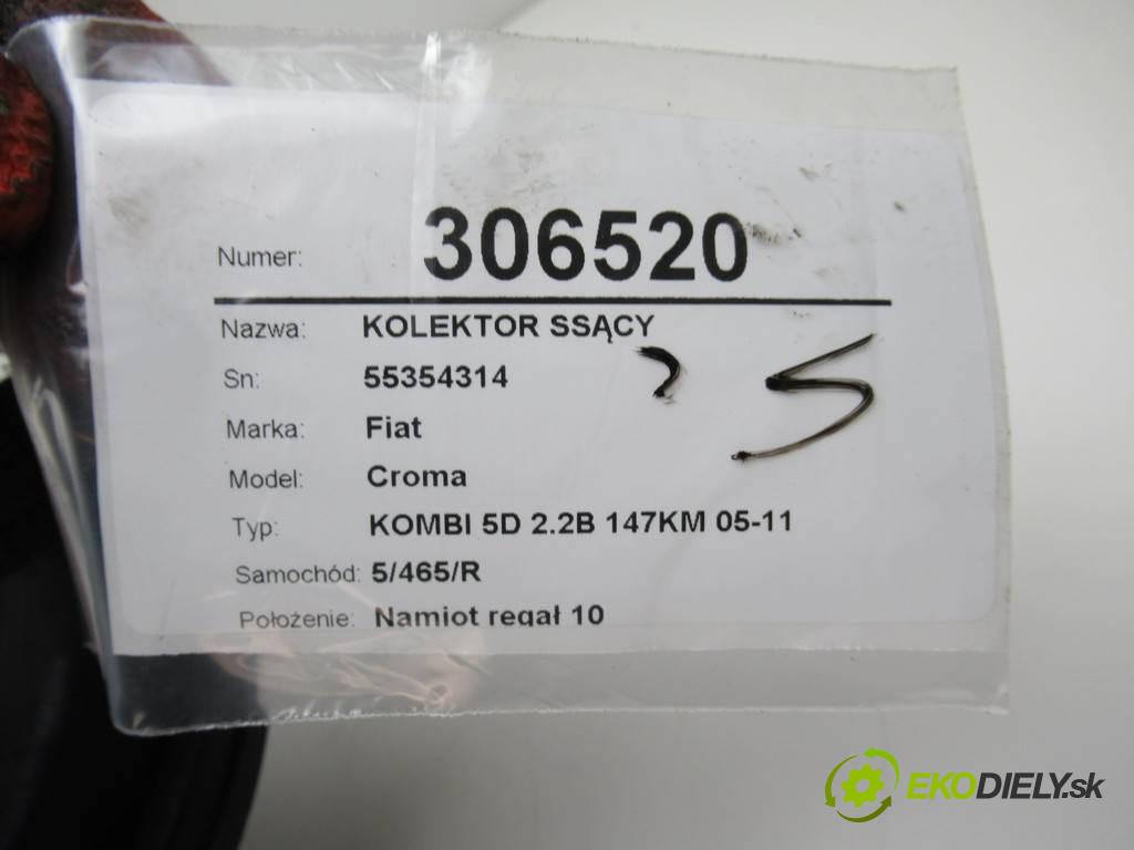 Fiat Croma  2005 108 kW KOMBI 5D 2.2B 147KM 05-11 2200 Potrubie sacie, sanie 55354314 (Sacie potrubia)