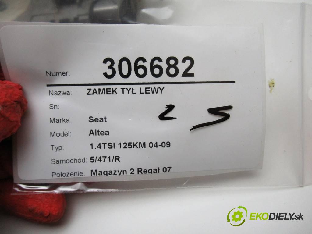Seat Altea  2009 92kw 1.4TSI 125KM 04-09 1400 zámok zad ľavy 5P0839011