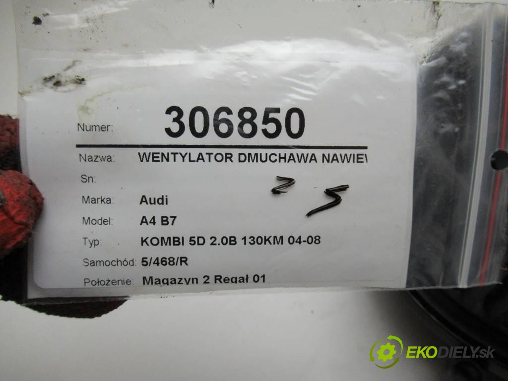 Audi A4 B7  2005 130KM KOMBI 5D 2.0B 130KM 04-08 2000 Ventilátor ventilátor kúrenia 8E1820021E (Ventilátory kúrenia)