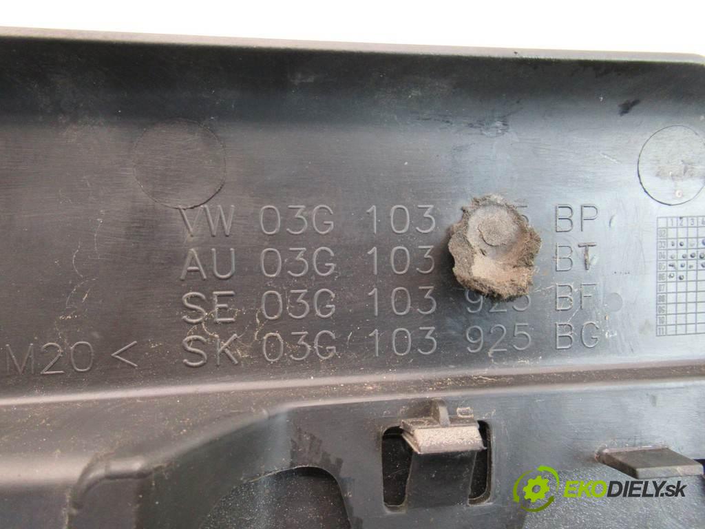 Volkswagen Passat B6  2006 103 kW KOMBI 5D 2.0TDI 140KM 05-10 2000 Kryt Motor 03G103925BP (Kryty motora)