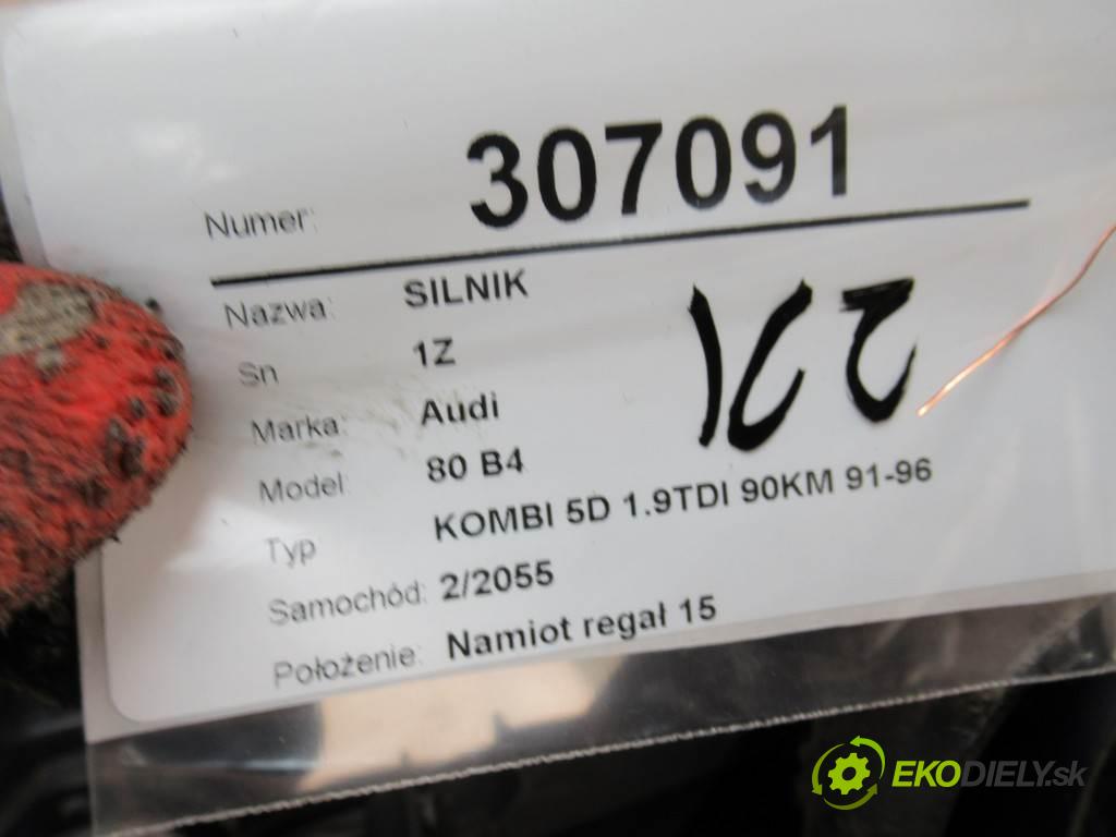 Audi 80 B4  1994 66 kW KOMBI 5D 1.9TDI 90KM 91-96 1900 motor 1Z (Motory (kompletní))