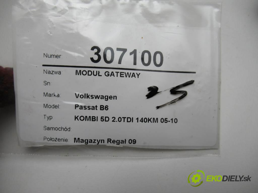 Volkswagen Passat B6    KOMBI 5D 2.0TDI 140KM 05-10  Modul GATEWAY 3C0907530C
