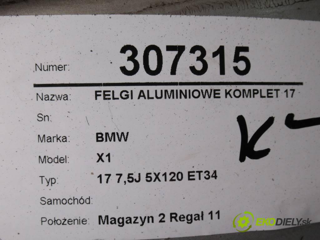 BMW X1    17 7,5J 5X120 ET34  disky hliníkové 17  (Hliníkové)