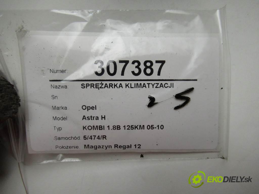 Opel Astra H  2005 92 kW KOMBI 1.8B 125KM 05-10 1800 Kompresor klimatizácie 13124749 (Kompresory klimatizácie)