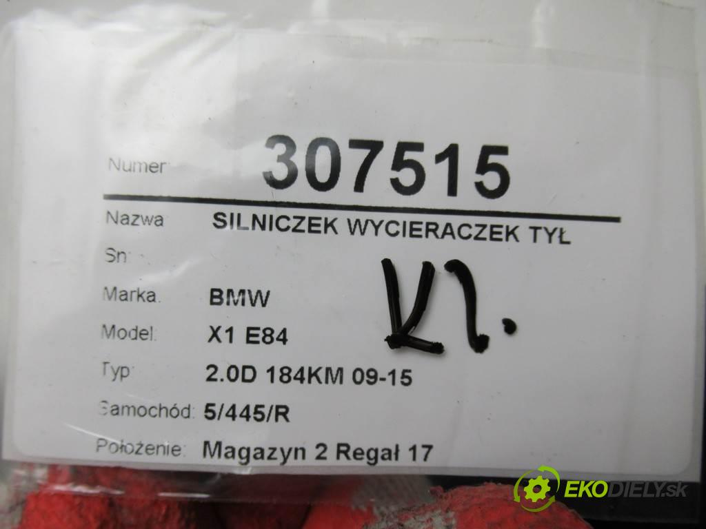 BMW X1 E84  2012 135KW 2.0D 184KM 09-15 1995 motorek stěračů zadní část 2990856