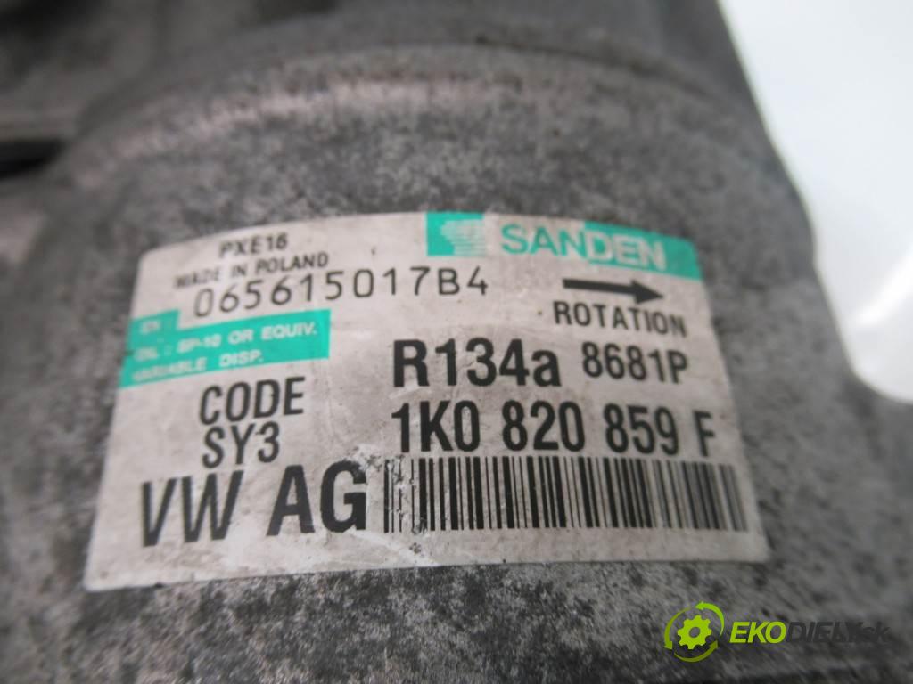 Volkswagen Passat B6  2007 170KM KOMBI 2.0TDI 170KM 05-10 2000 kompresor klimatizace 1K0820859F (Kompresory)