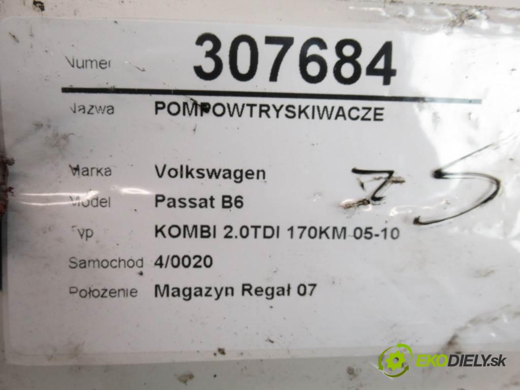 Volkswagen Passat B6  2007 170KM KOMBI 2.0TDI 170KM 05-10 2000 vstrekovače 03G130073T (Vstrekovače)
