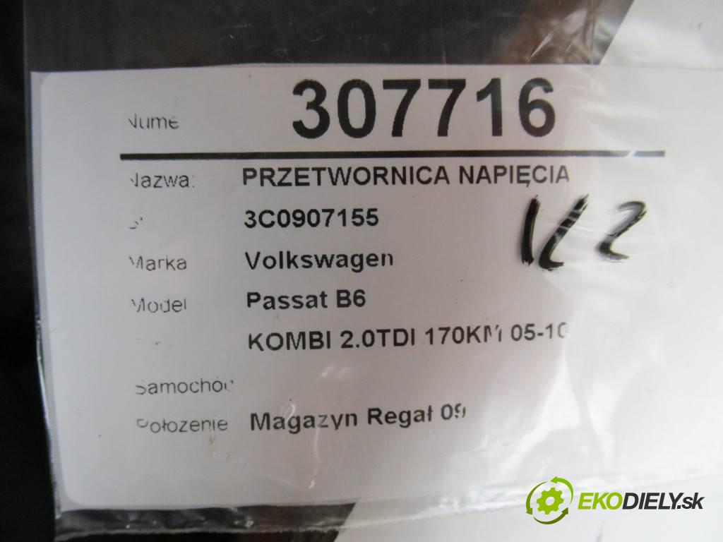 Volkswagen Passat B6    KOMBI 2.0TDI 170KM 05-10  měnič NAPĚTÍ: 3C0907155
