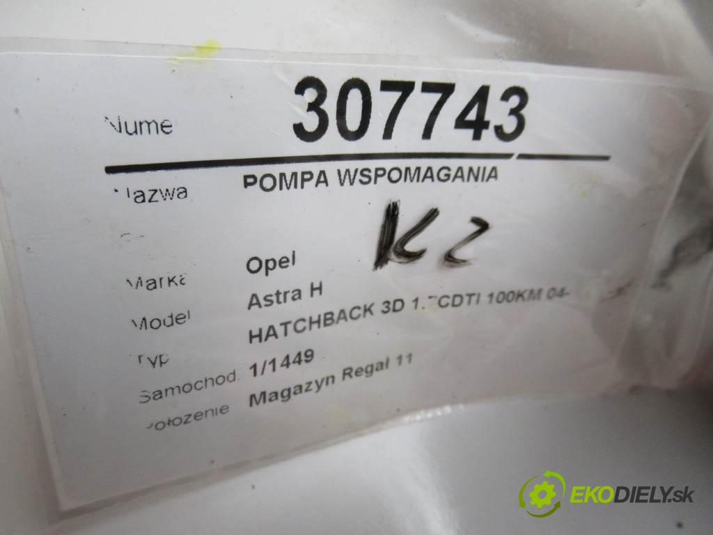 Opel Astra H  2006 74 kW HATCHBACK 3D 1.7CDTI 100KM 04-14 1700 Pumpa servočerpadlo 13192897 (Servočerpadlá, pumpy riadenia)