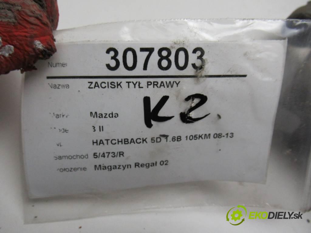 Mazda 3 II  2011 77 kW HATCHBACK 5D 1.6B 105KM 08-13 1600 Brzdič strmeň zad pravy  (Ostatné)