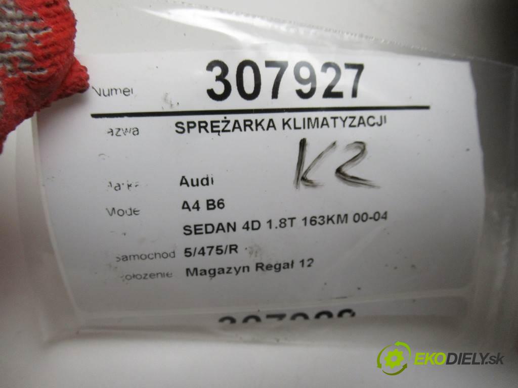 Audi A4 B6  2003 120 kW SEDAN 4D 1.8T 163KM 00-04 1800 kompresor klimatizace 447220-9560 (Kompresory)