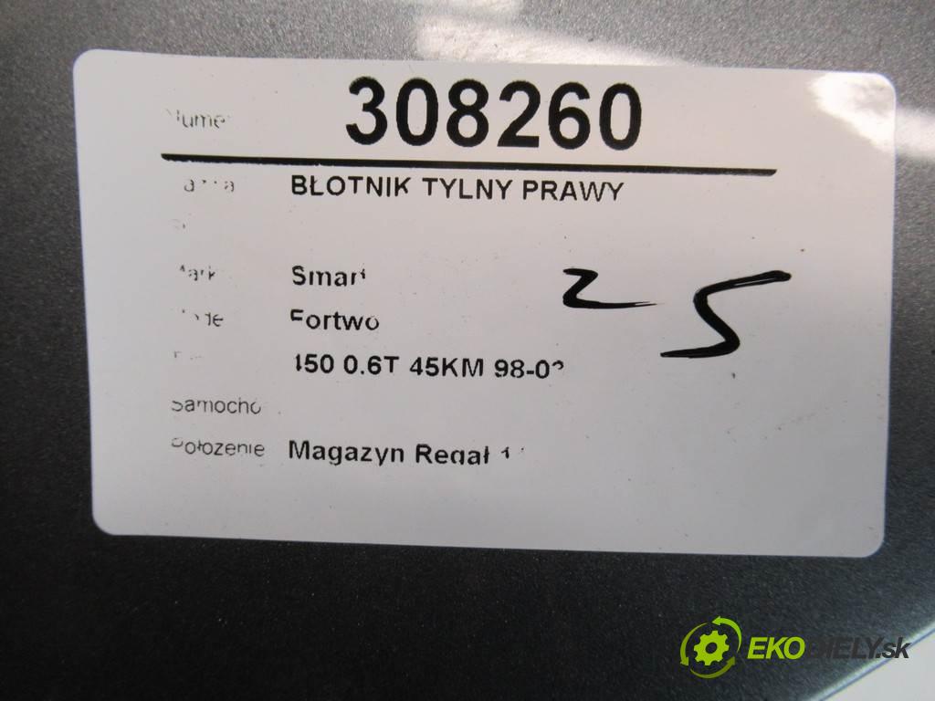 Smart Fortwo    450 0.6T 45KM 98-03  Blatník zadný pravy