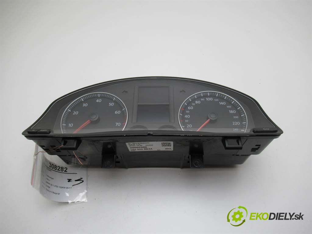 Volkswagen Jetta V  2008 90 kW SEDAN 4D 1.4TSI 122KM 05-11 1400 Prístrojovka 1K0920864A (Prístrojové dosky, displeje)