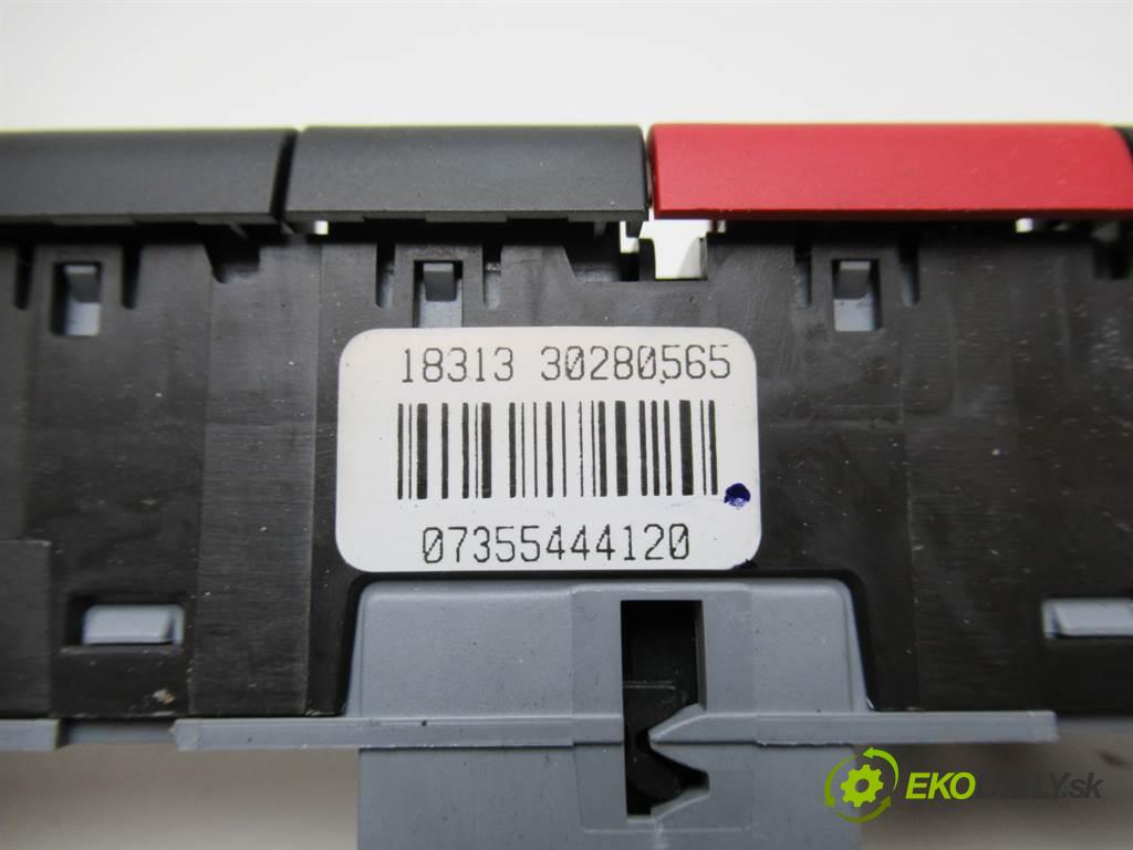 Fiat Panda III  2013 51 kW 1.2B 69KM 12- 1200 Spínač svetiel výstražných (núdzových) 07355444120 (Prepínače, spínače, tlačidlá a ovládače kúrenia)