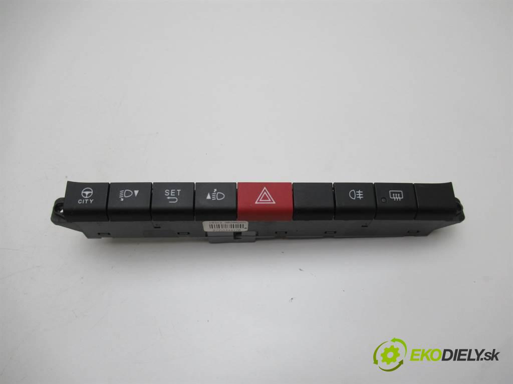 Fiat Panda III  2013 51 kW 1.2B 69KM 12- 1200 Spínač svetiel výstražných (núdzových) 07355444120 (Prepínače, spínače, tlačidlá a ovládače kúrenia)