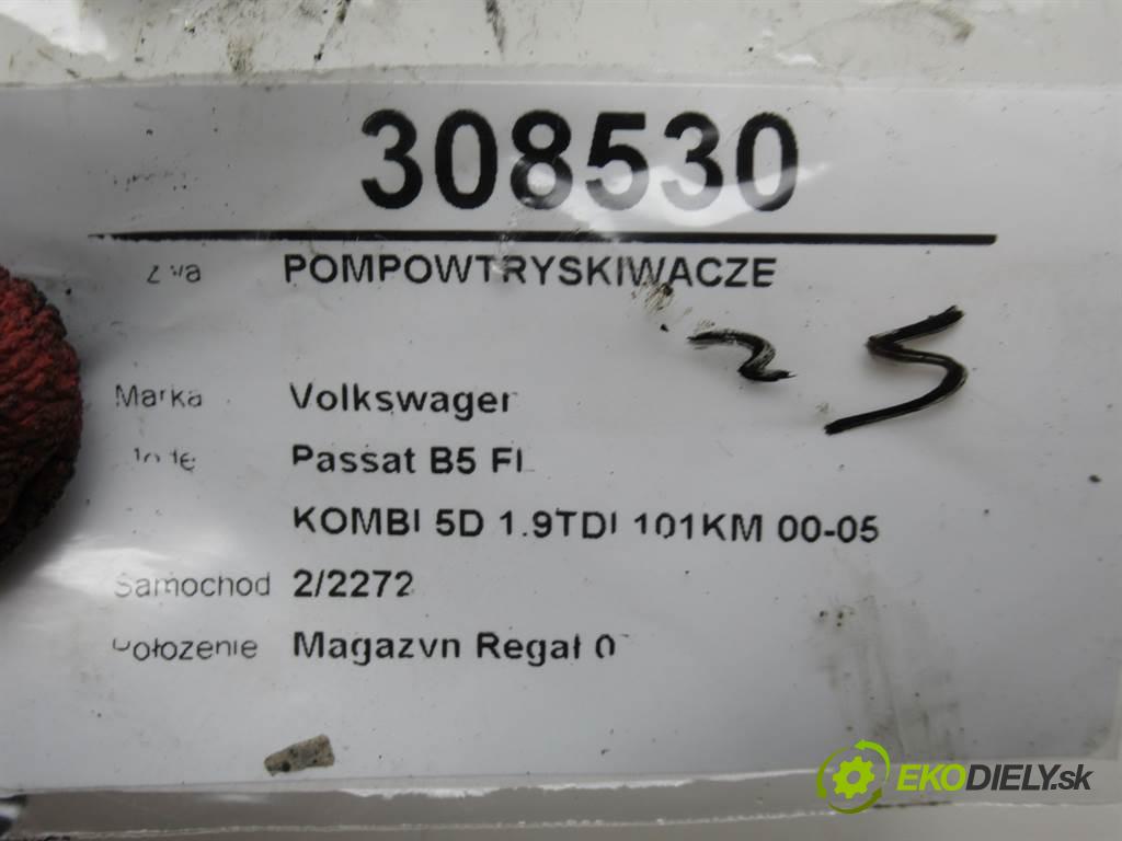 Volkswagen Passat B5 FL  2003 74kw KOMBI 5D 1.9TDI 101KM 00-05 1900 vstrekovače 0414720037 (Vstrekovače)